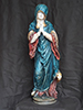 Mother Maria - 80cm painted - Gothic Antique - Helmut Perathoner